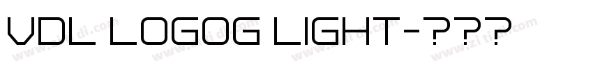 VDL LogoG Light字体转换